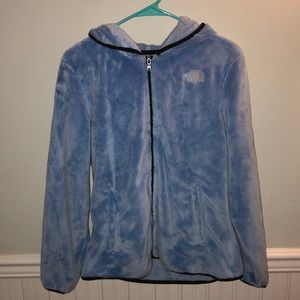 Light Blue North Face ZIP Up